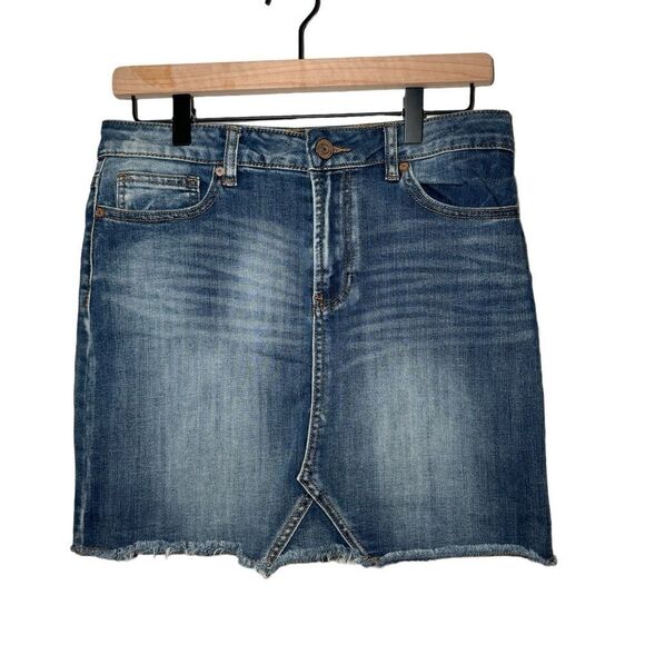 Indigo Rein Jean Skirt - Picture 1 of 3